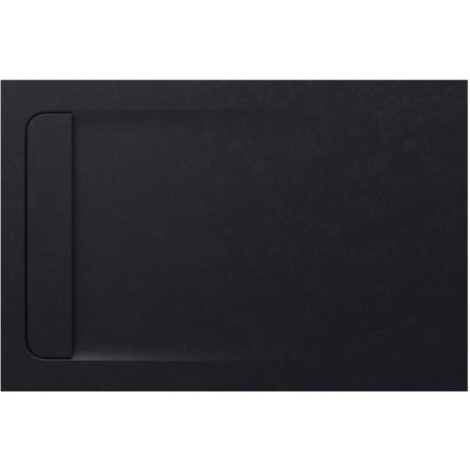 Roca Aquos brodzik kompozytowy stonex 1200x800x28 z ukrytym odpływem czarny