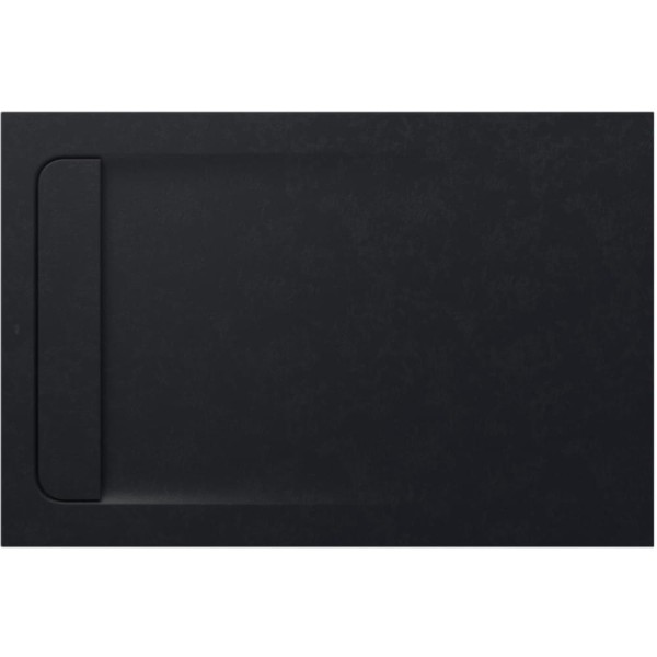 Roca Aquos brodzik kompozytowy stonex 1200x800x28 z ukrytym odpływem czarny
