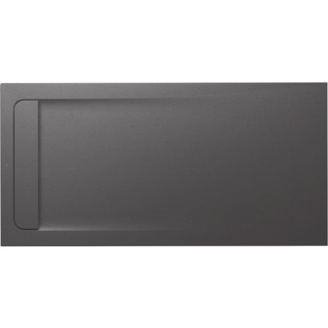 Roca Aquos brodzik  kompozytowy stonex 1600x800x31 z ukrytym odpływem onyks