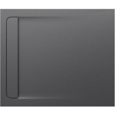 Roca Aquos brodzik kompozytowy stonex 1000x800x28 z ukrytym odpływem szary łupek