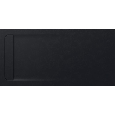 Roca Aquos brodzik kompozytowy stonex 1600x800x31 z ukrytym odpływem czarny
