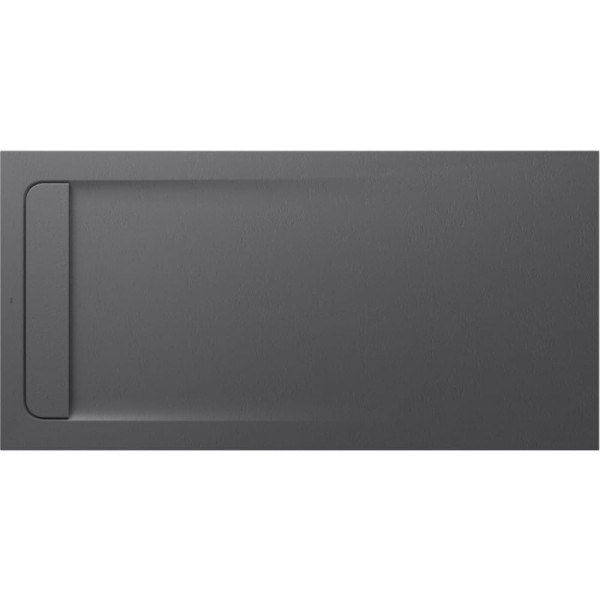 Roca Aquos brodzik kompozytowy stonex 1600x800x31 z ukrytym odpływem szary łupek