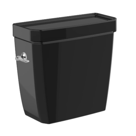 Roca Carmen zbiornik do kompaktu, dolne zasilanie czarny połysk