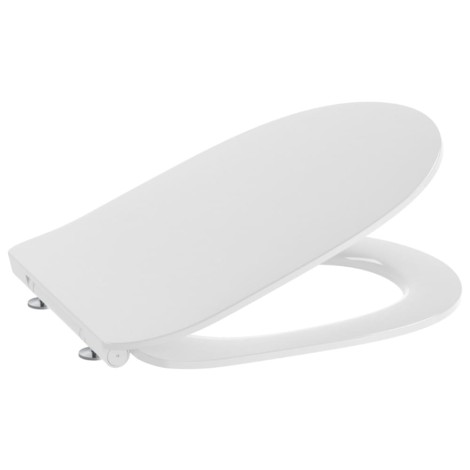Roca Gap slim round deska wolnoopadająca  449x357mm biała.
