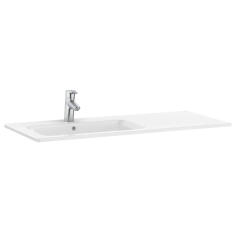 Roca Gap umywalka meblowa slim asymetryczna lewa 1000x460 mm biała