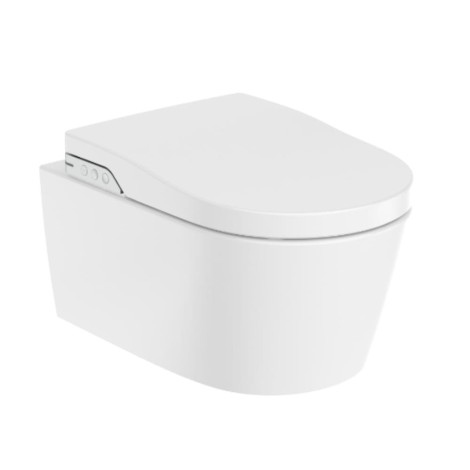 Roca Inspira in-wash miska wc podwieszana rimless z deską myjącą biały