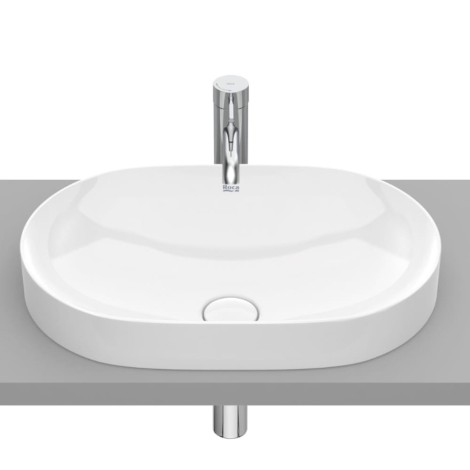 Roca Inspira round umywalka blatowa 50 x 370 x 75 mm biała