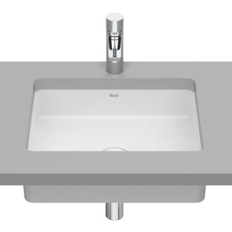 Roca Inspira square umywalka podblotowa 430 x 325 x 140 mm biały mat
