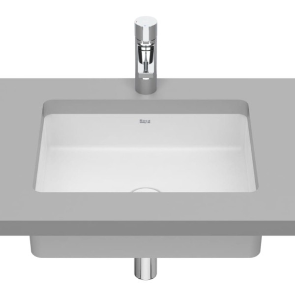 Roca Inspira square umywalka podblotowa 430 x 325 x 140 mm biały mat