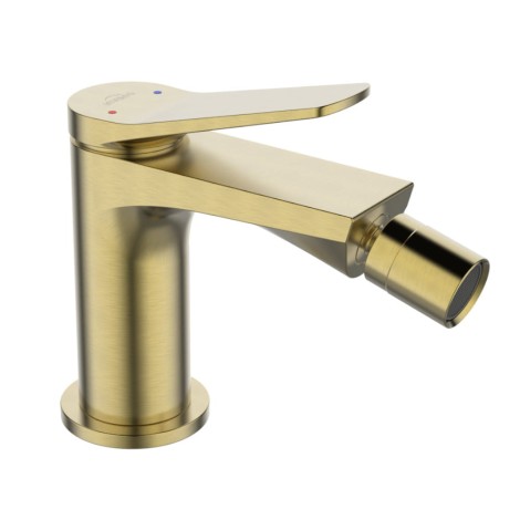 Invena Alonia bateria bidetowa złoto szczotkowane