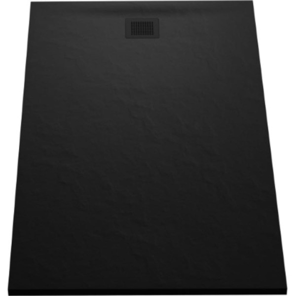New Trendy Mori brodzik  konglomeratowy 120*90*3 czarny