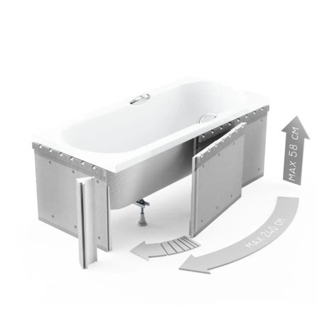 Schedpol obudowa podpłytkowa Led 170x90cm