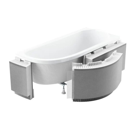 Schedpol obudowa podpłytkowa LED z półką 4cm