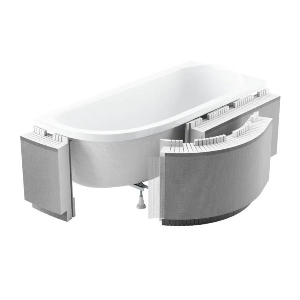 Schedpol obudowa podpłytkowa LED z półką 4cm