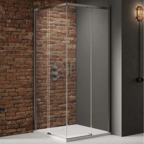New Trendy Prime kabina kwadratowa 800x800x2000 mm gunmetal brushed