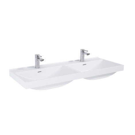 Elita Maxxi Duo umywalka meblowa 120 cm biała