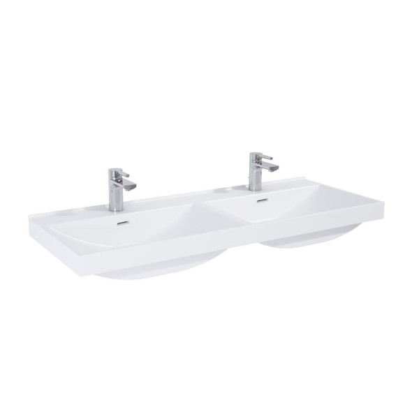 Elita Maxxi Duo umywalka meblowa 120 cm biała