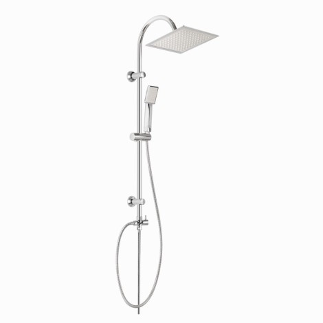 Invena Florina deszczownia kwadratowa chrom