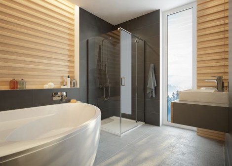 Sanplast Free Line II kabina prysznicowa kwadratowa drzwi otwierane 90x90 cm, szkło W0