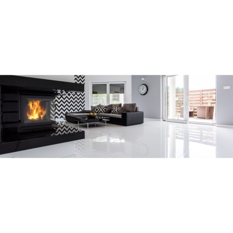 Netto Ice White płytka gresowa 60x60 - aranżacja.