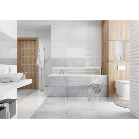 Ceramstic Harmigon tundra light lappato płytka gresowa 60x120 - aranżacja.