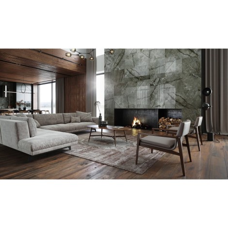 Opoczno Stonington grey polished płytka gresowa 59,8x59,8.