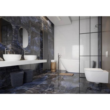 Ceramstic Granderoca oceano poler płytka gresowa 60x120 - aranżacja.
