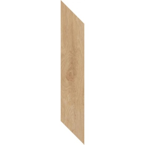 Paradyż Heartwood honey chevron lewy płytka gresowa 9,8 x 59,8 cm.