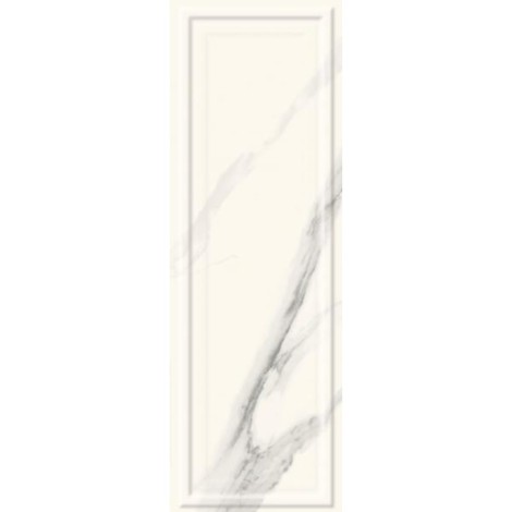 Paradyż Morning bianco struktura poler płytka ścienna 25 x 75 cm.
