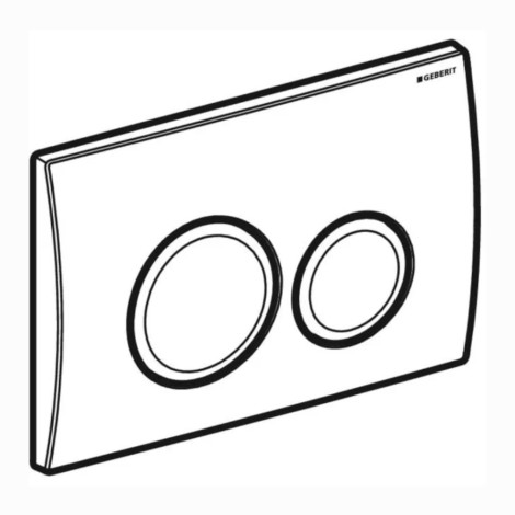 Geberit Delta 20 przycisk spłukujący chrom.