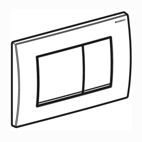 Geberit Delta 30 przycisk spłukujący chrom.