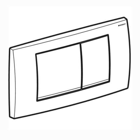 Geberit Twinline 30 przycisk spłukujący chrom.