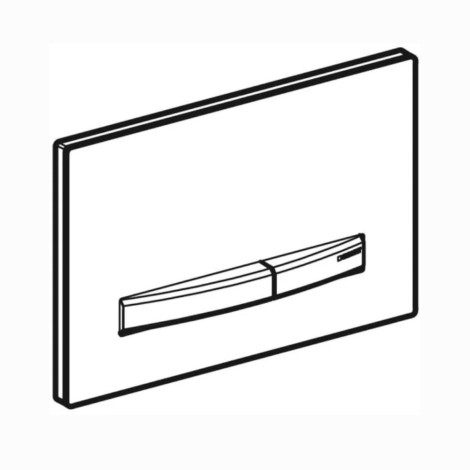 Geberit Sigma 50 przycisk spłukujący czarny-chrom.