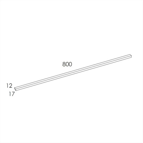 Elita Kwadro Plus 80 cm black mat