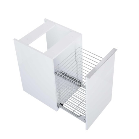Elita Look komoda z koszem kargo 40 cm biała.