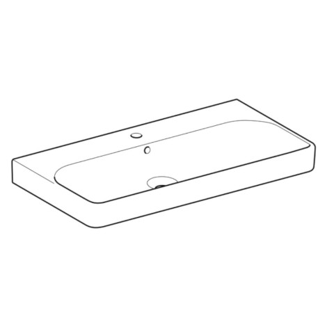 Geberit SMYLE SQUARE umywalka meblowa 60x48cm