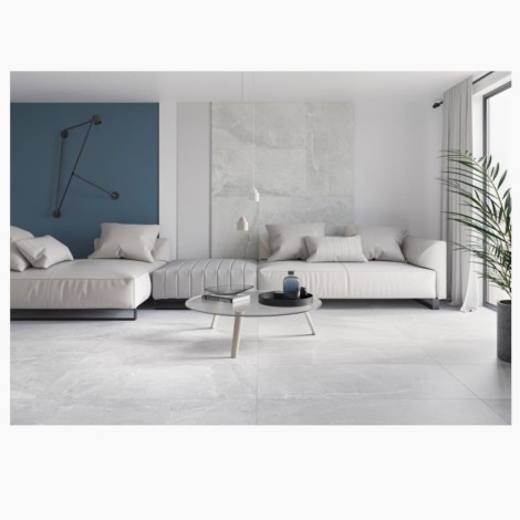 Nowa Gala Tioga TG 01 biały płytka gresowa 59,7x119,7x0,8 cm - wizualizacja