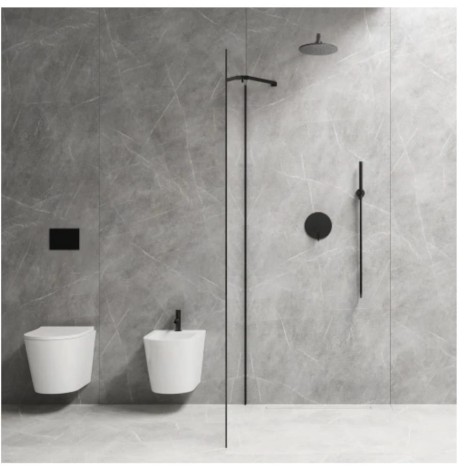 Omnires Y system prysznicowy podtynkowy czarny