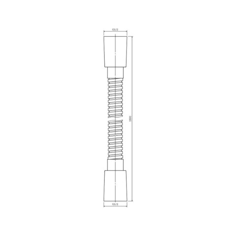 Omnires wąż prysznicowy 150 cm miedź szczotkowana