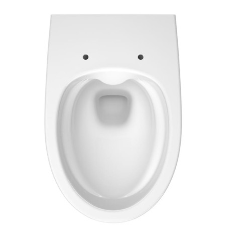 Cersanit Moduo Plus Oval miska WC wisząca Clean On w zestawie z deską wolnoopadającą Slim Wrap