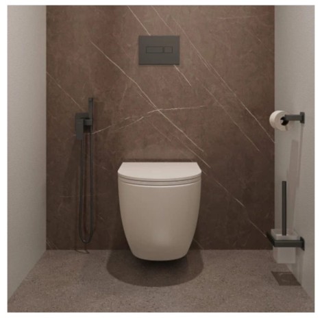 Omnires Parma system bidetowy podtynkowy - aranżacja