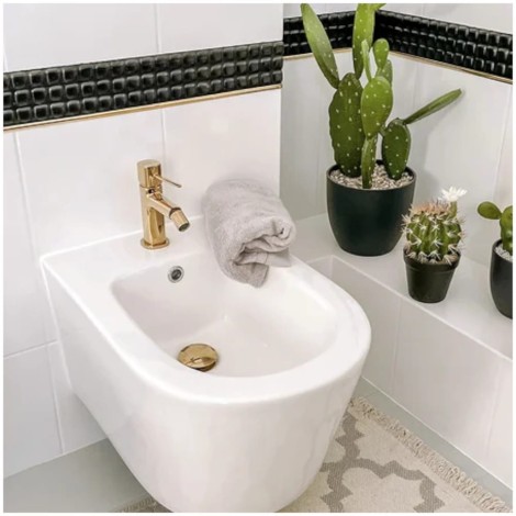 Laveo Pola bateria bidetowa złota