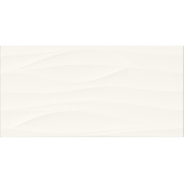 Cersanit PS 800 white satin wave structure płytka ścienna 29,8x59,8.