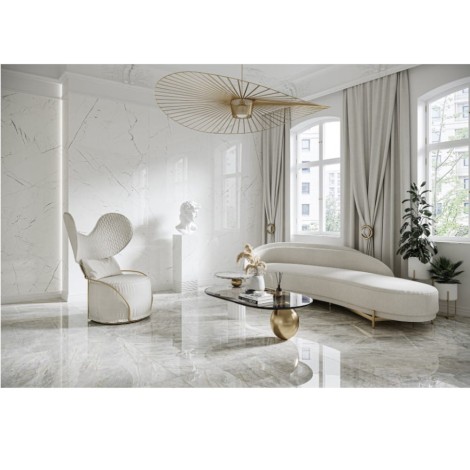 Cerrad Marmo thassos white poler płytka gresowa 79,7x79,7cm