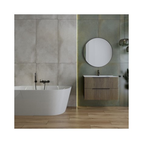 Lavita Chloris black lustro okrągłe 60 cm