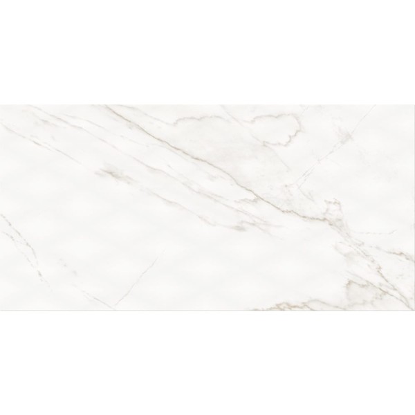 Cersanit PS 804 white glossy diamond structure płytka ścienna 29,8x59,8.