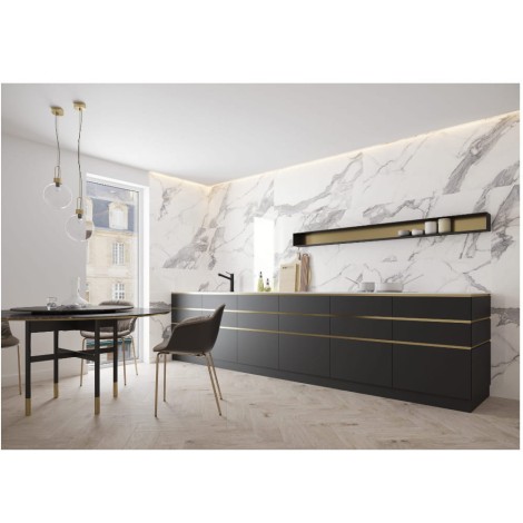 Cerrad Calacatta White poler płytka gresowa 59,7x59,7cm - aranżacja