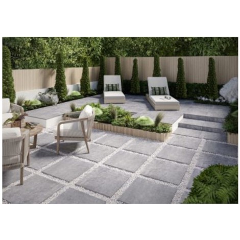 Cerrad Montego anthracite płytka gresowa  tarasowa 597x597x20