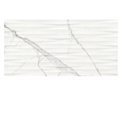 Opoczno Ginevra white struktura glossy płytka ścienna 29,8x59,8 cm