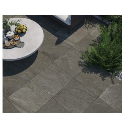 Cerrad Cliff antracyt mat płytka gresowa tarasowa 597x597x20